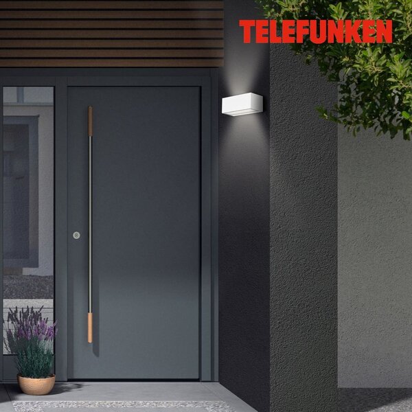 TF 314406TF TELEFUNKEN LED venkovní svítidlo 18,5 cm 12W 1300lm bílé - BRILONER