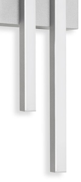 TF 313004TF TELEFUNKEN LED venkovní svítidlo 47 cm 2x8W 960lm stříbrná - BRILONER