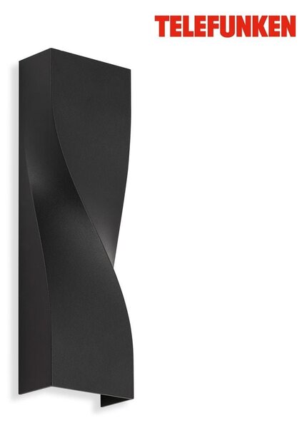 TF 312705TF TELEFUNKEN LED venkovní svítidlo 26 cm 2x5,5W 550lm černá - BRILONER