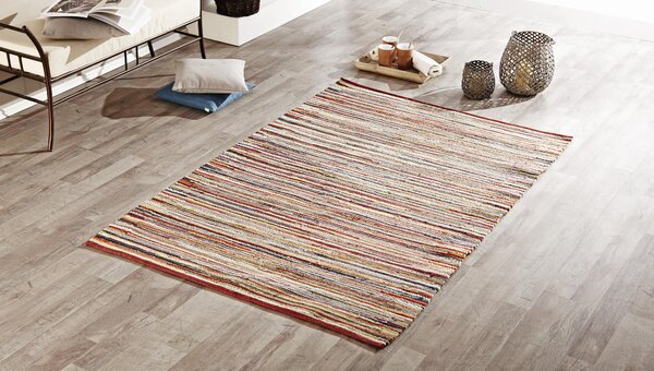 RUČNĚ TKANÝ KOBEREC, 70/130 cm, vícebarevná Linea Natura - Vlněné koberce