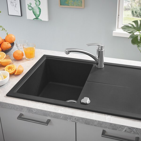 Grohe K400 granitový dřez 78x50 cm černá 31639AP0