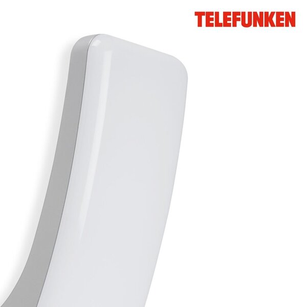TF 311604TF TELEFUNKEN LED venkovní svítidlo 26,3 cm 15W 1800lm stříbrná - BRILONER