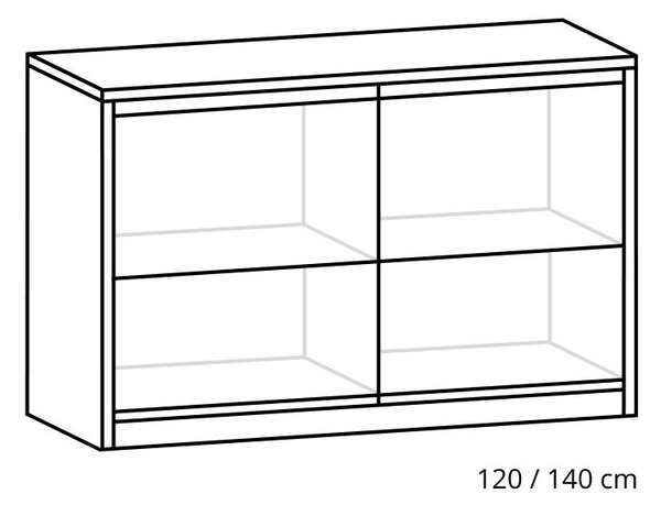 Komoda MADRID 1, 120x94x45, sonoma