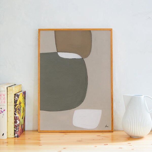 Paper Collective designové moderní obrazy Sand Stories (50 x 70 cm)