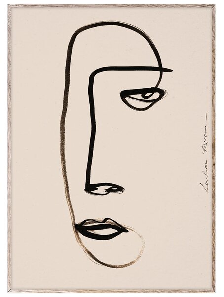 Paper Collective designové moderní obrazy Serious Dreamer (70 x 100 cm)