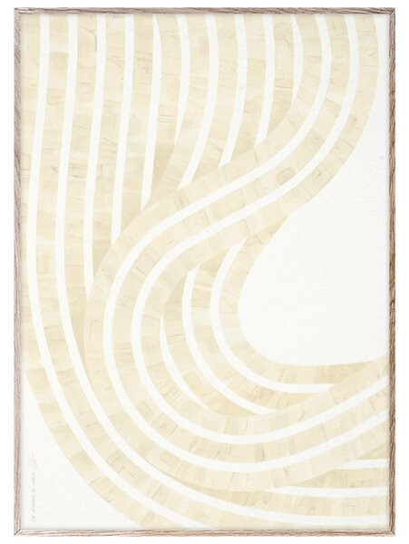 Paper Collective designové moderní obrazy Entropy Sand 01 (50 x 70 cm)