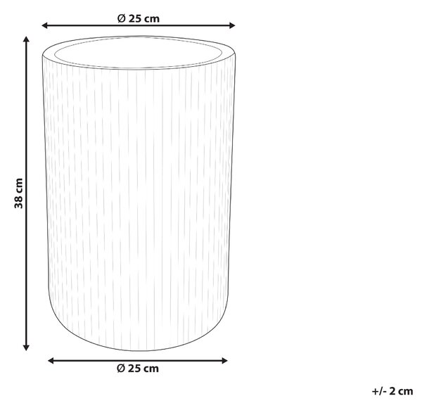 Květináč EANTIO 25 cm Černá