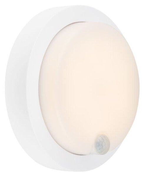 BRILO 3765016 nabíjecí LED svítidlo s pohybovým a soumrakovým senzorem, 17 cm, 4W, 700lm, bílé - BRILO
