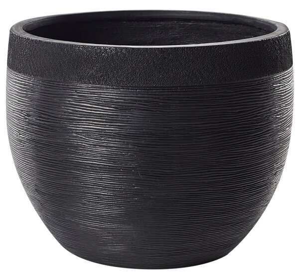 Květináč ZAKROS 50 cm Černá