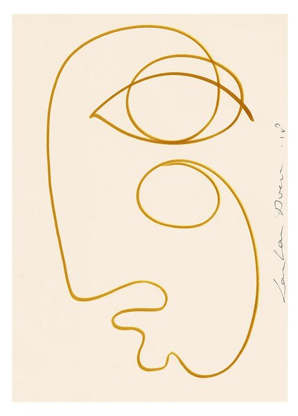 Paper Collective designové moderní obrazy Sunkissed (70 x 100 cm)