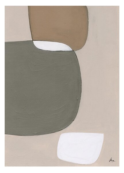 Paper Collective designové moderní obrazy Sand Stories (70 x 100 cm)