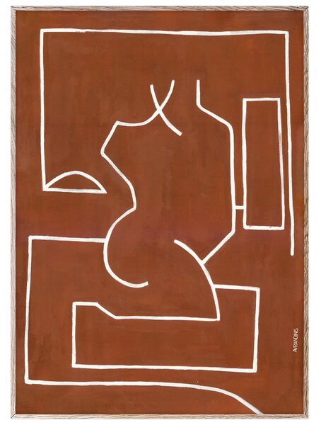 Paper Collective designové moderní obrazy Antic Ideal 02 (50 x 70 cm)