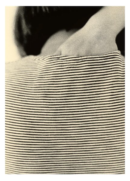Paper Collective designové moderní obrazy Striped Shirt (70 x 100 cm)
