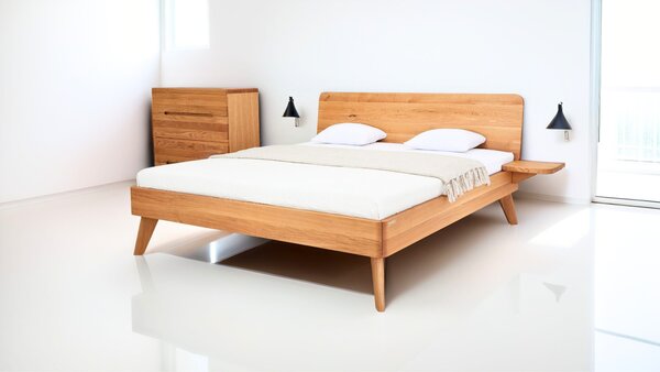 Postel CORTINA Buk 180x200cm - dřevěná postel z masivu o šíři 4 cm