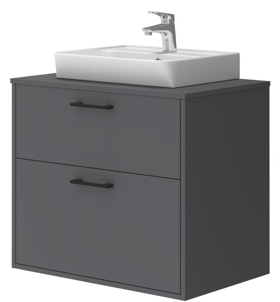 Lavedo Afina Neon Grey 70 koupelnová skříňka s umyvadlem