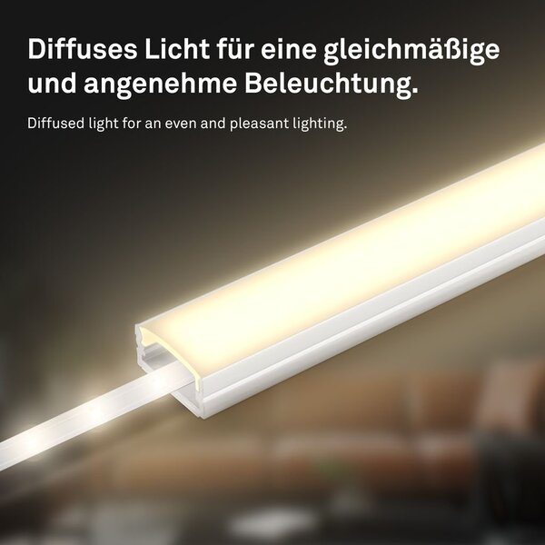 BRI 2156224 Pimp Your Stripe prodlužovací sada LED Strip 4m, teplá bílá, zkratitelná, On/Off - BRILONER