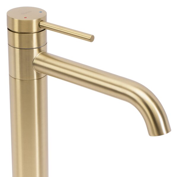 Koupelnová baterie REA LUNGIS - Brush Gold Super High