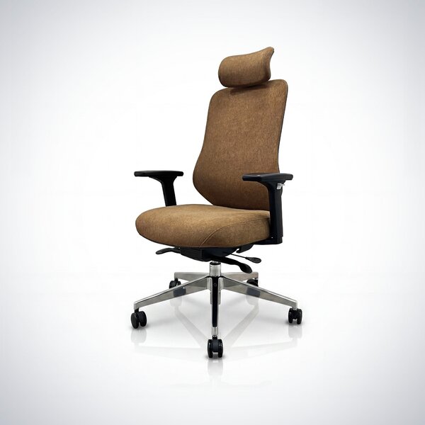 Ergonomická kancelářská židle hnědá AXIS
