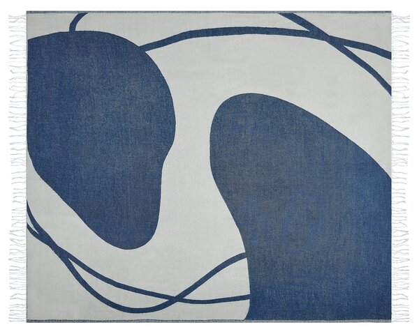 Deka HAPREK 130 x 170 cm Modrá