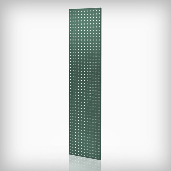 Perforovaná tabule k regálu zelená: JOHNNY, 2 kusy, 1800 x 20 x 420 mm