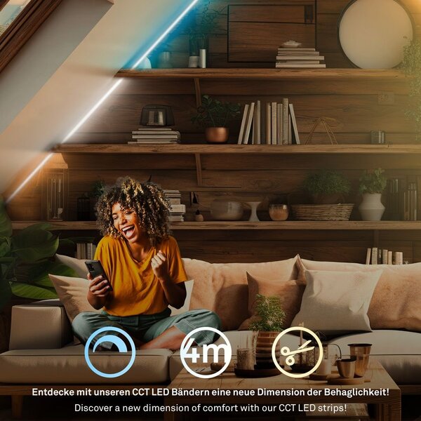 BRI 2157448 Pimp Your Stripe prodlužovací sada LED Strip 4m, CCT - BRILONER
