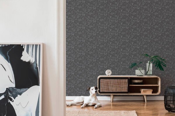 A.S. Création | Vliesová tapeta na zeď Attractive 2 39028-4 | 0,53 x 10,05 m | černá, šedá