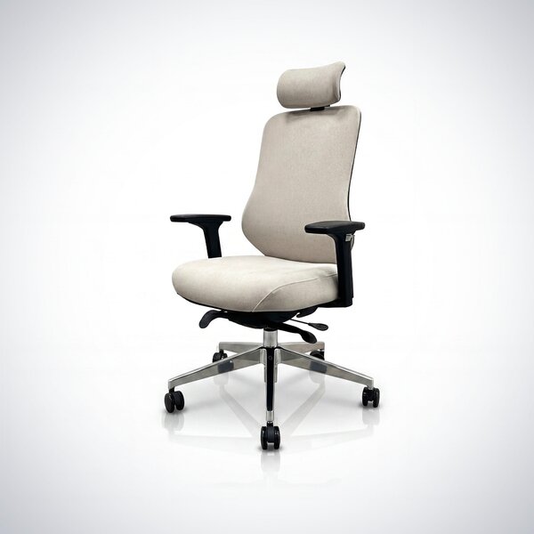 Ergonomická kancelářská židle světle béžová AXIS