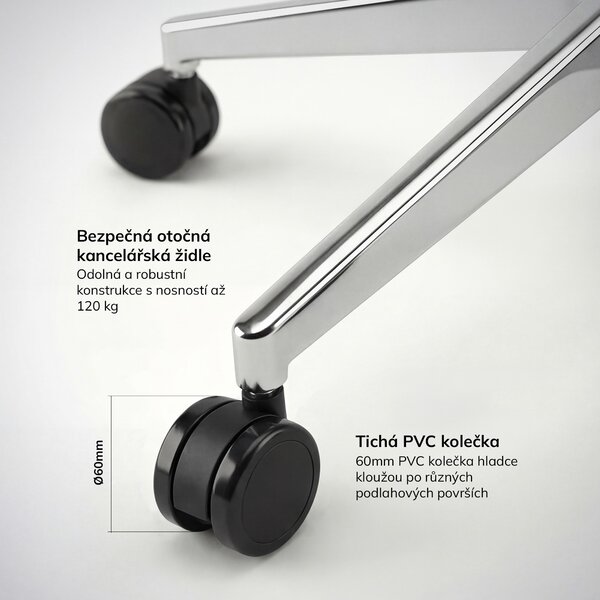 Ergonomická kancelářská židle černá AXIS
