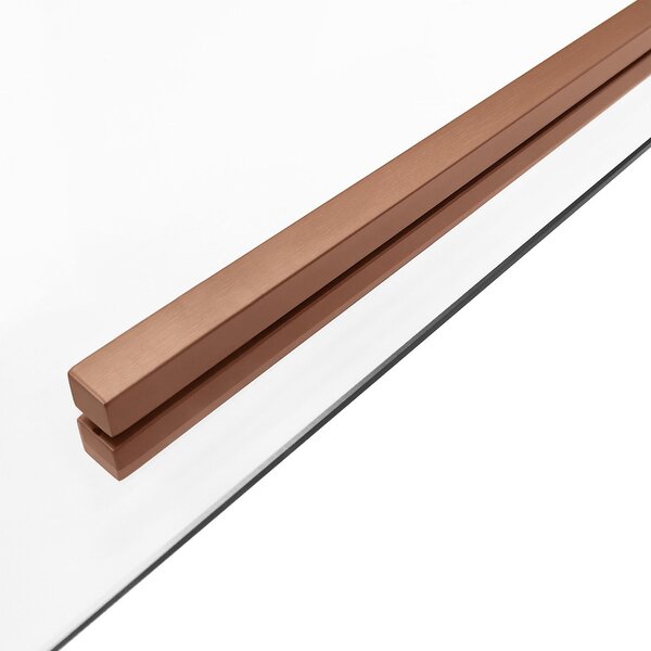 Sprchový kout REA SOLAR - Copper Brush 100x80