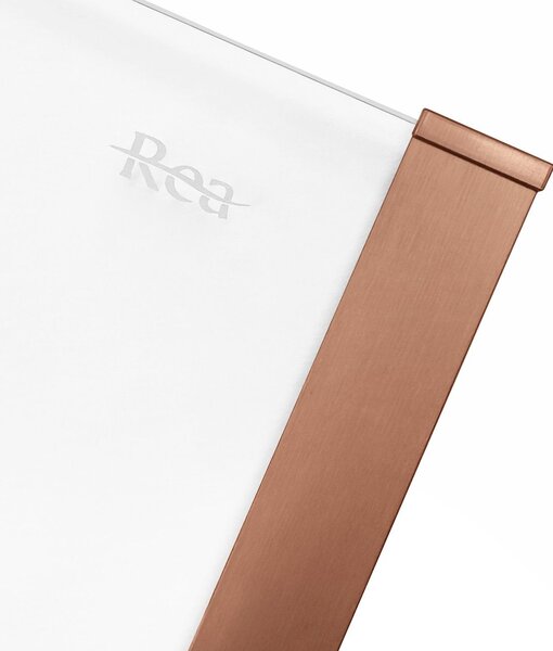 Sprchový kout REA SOLAR - Copper Brush 100x80