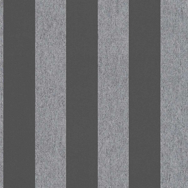 A.S. Création | Vliesová tapeta na zeď Attractive 2 39029-4 | 0,53 x 10,05 m | černá, šedá