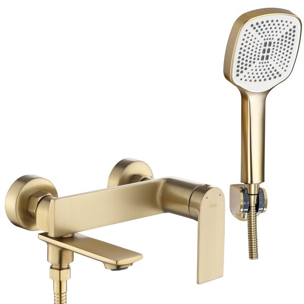 Koupelnová baterie REA STORM - Brush Gold