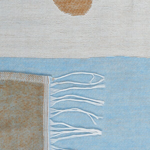Deka HAKUI 130 x 170 cm Modrá