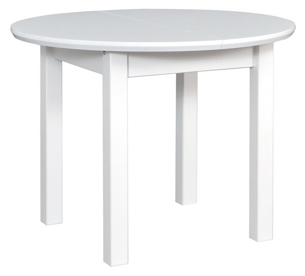 Rozkládací stůl POLI 1S Ø100/130cm Barva stolu: Bílá