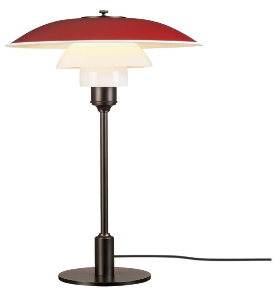 Stolní lampa PH 3½-2½ "Metal Red" Louis Poulsen