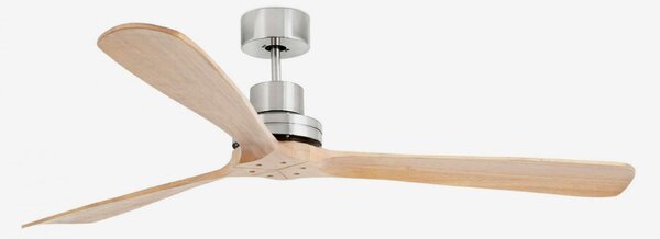 FARO LANTAU XL, nikl/borovice, stropní ventilátor s DC motorem