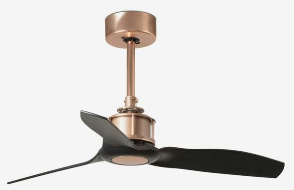 FARO JUST FAN XS, měď/černá, stropní ventilátor 81cm