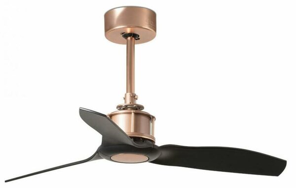 FARO JUST FAN XS, měď/černá, stropní ventilátor 81cm