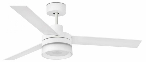 FARO ICE L L LED SPEAKER, bílá, stropní ventilátor s reproduktorem