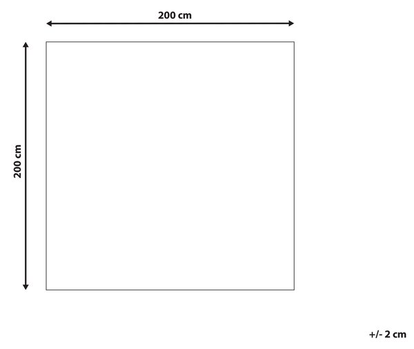 Koberec HAYMANA Pestrá 200 x 200 cm Vlna
