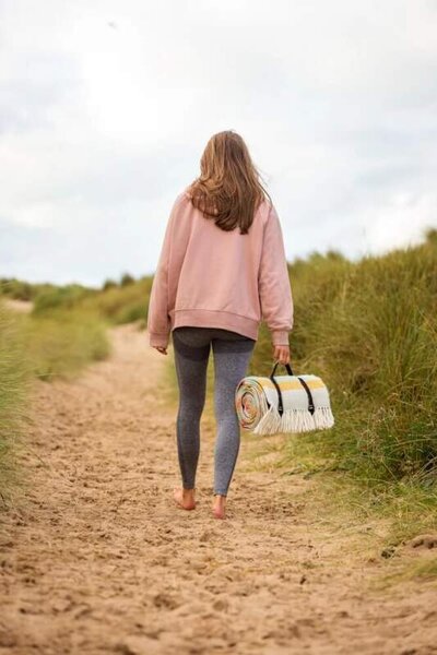 Pikniková vlněná deka Polo Illusion Stripe Spring 183x150 cm Tweedmill