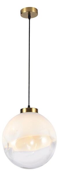 Lustr na lanku VANA 1xE27/40W/230V krémová/zlatá