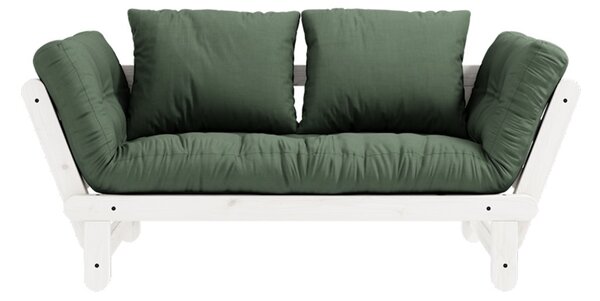 Zelená Variabilní pohovka Beat /Olive Green 77 × 162 × 80 cm KARUP DESIGN