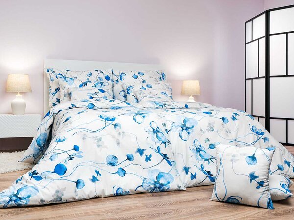 Povlečení bavlna Bloom elegance banán 140x200, 70x90 cm