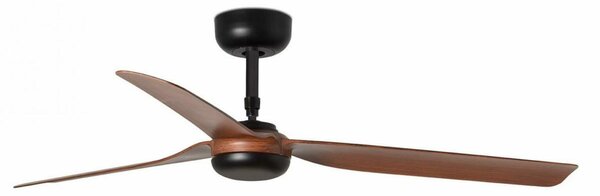 FARO PUNT M, černá/tmavé dřevo, stropní ventilátor s DC motorem