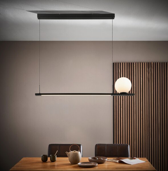 ZÁVĚSNÉ LED SVÍTIDLO, 120/20/200 cm Dieter Knoll - Závěsná LED svítidla