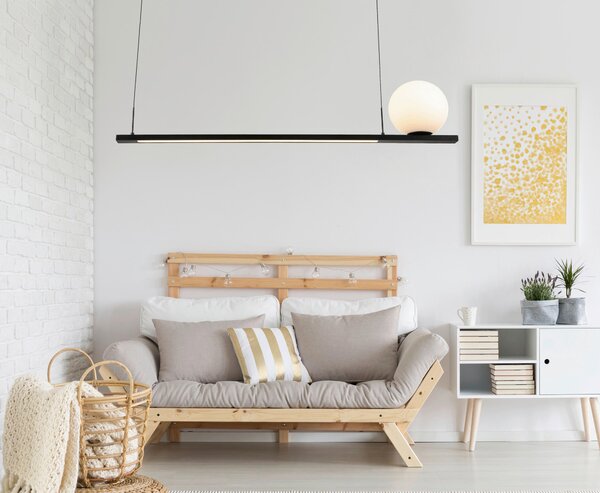 ZÁVĚSNÉ LED SVÍTIDLO, 120/20/200 cm Dieter Knoll - Závěsná LED svítidla