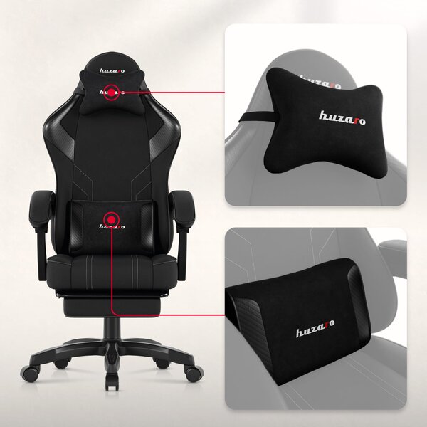 Herní židle Huzaro Force 3.7 Carbon černá