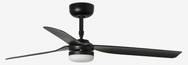 FARO PUNT M LED, černá, stropní ventilátor s DC motorem