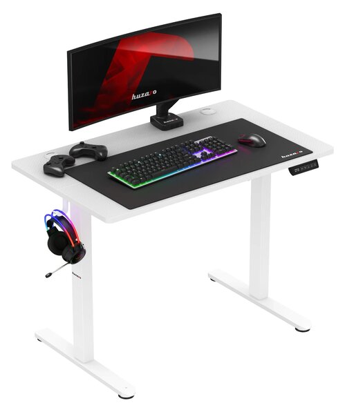 Huzaro Hero 7.9 bílý elektrický stůl 100 cm